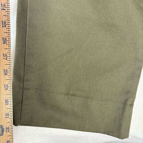 Vintage Boy Scout Pants Mens 32x32 Green BSA Uniform Cargo Union Made in USA - Picture 10 of 10